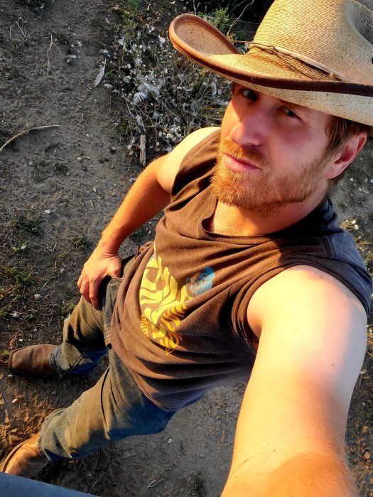 Luke Hansen the rugged cowboy farmer!